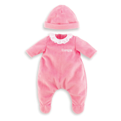 Corolle Mon Poupon Pajamas Pink con sombrero, 30 cm