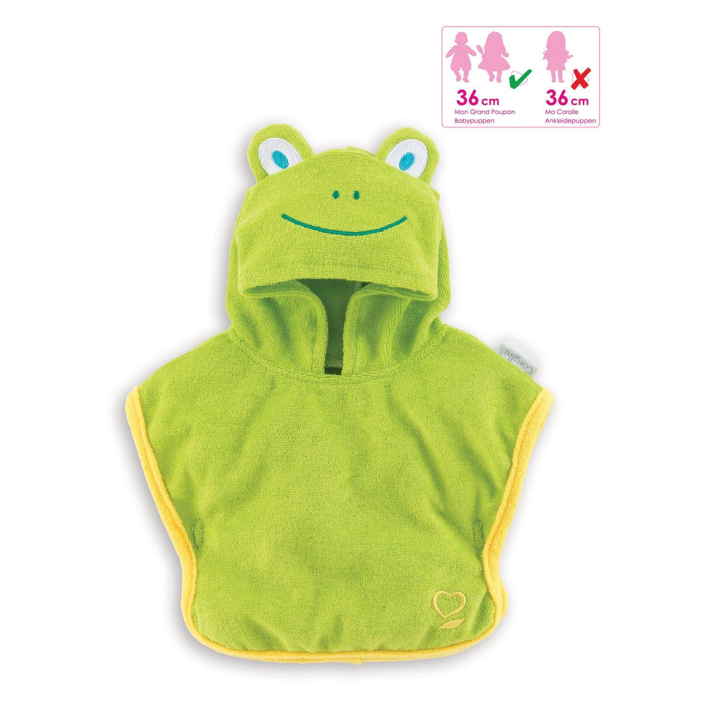 Corolle mon Grand Poupon Dolls Aokrobe Frog, 36 cm