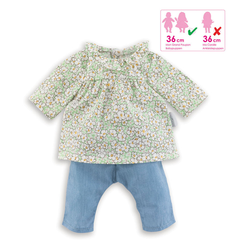 COPOLLA DI COROLLE MON Grand Poupon Dolls e Broek, 36 cm