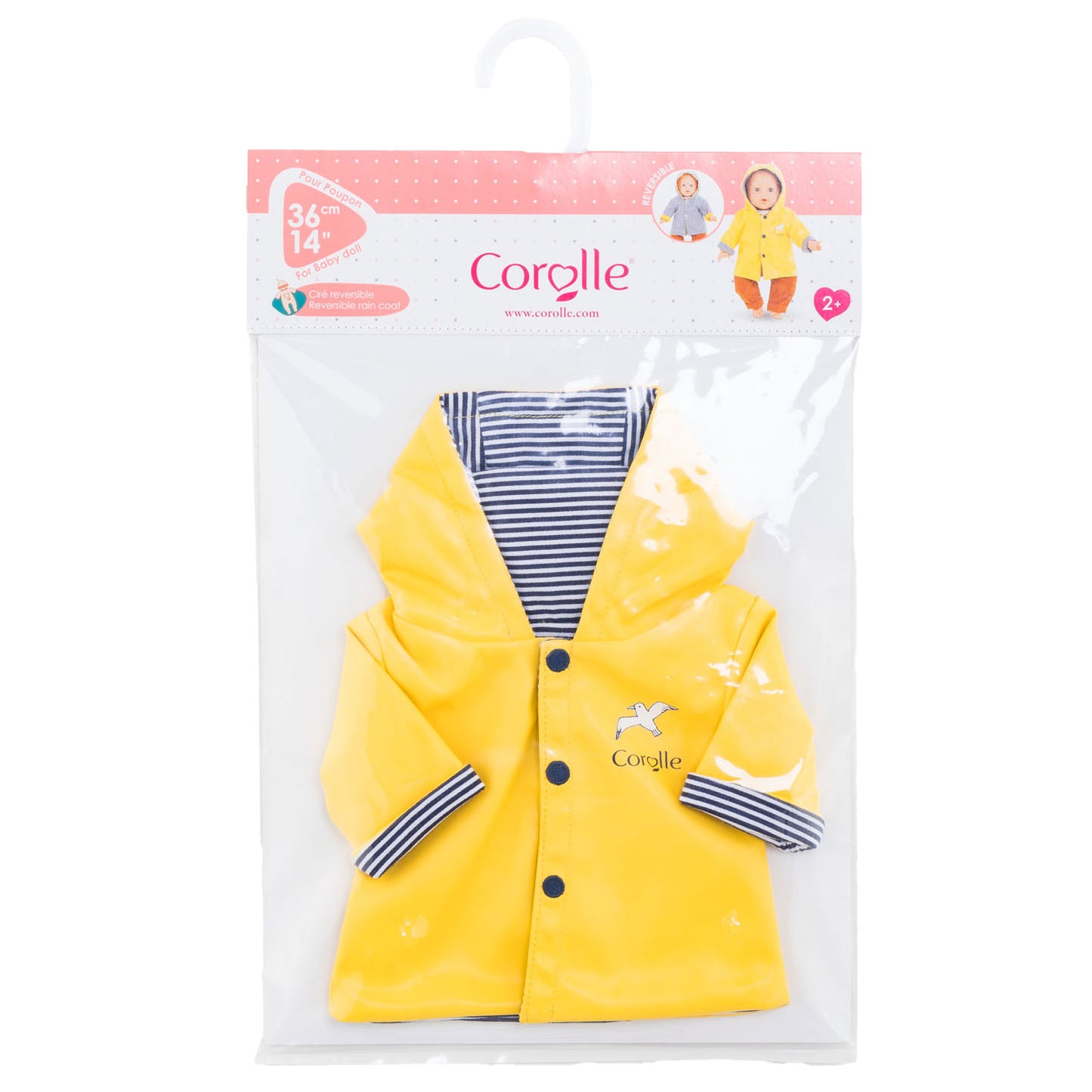 Raincoat delle bambole Corolle mon Grand Poupon, 36 cm