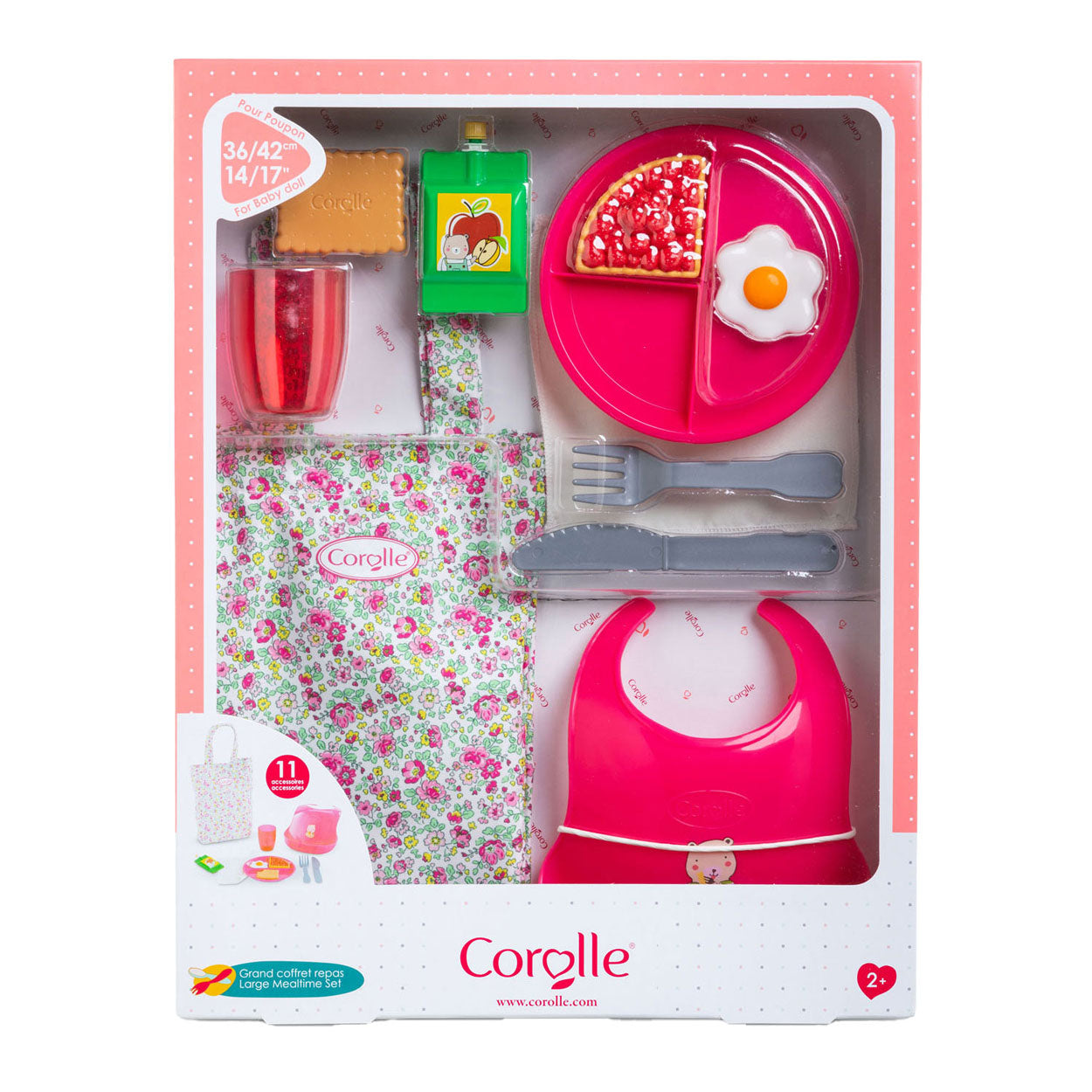 Corolle mon Grand Poupon - Dolls Care Set Dinner Time