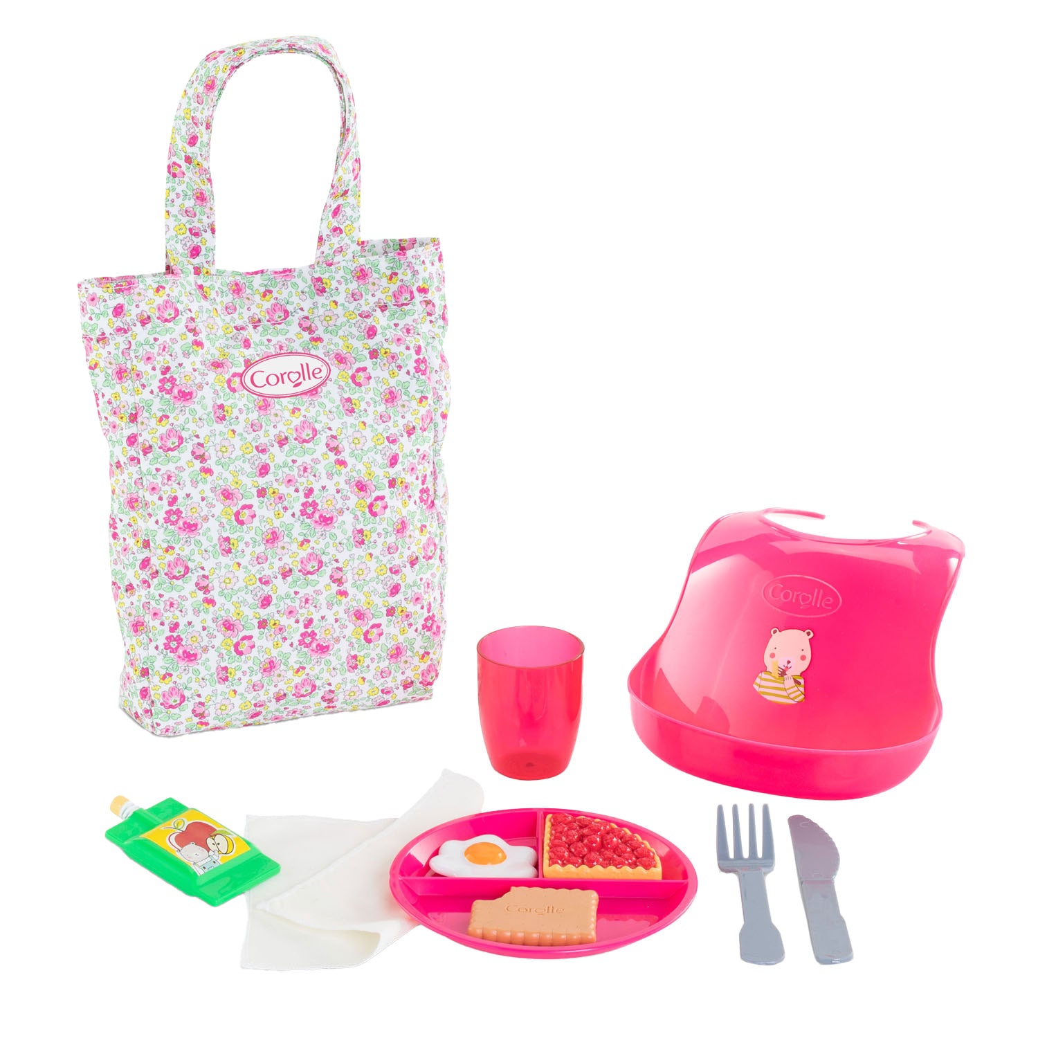 Corolle mon Grand Poupon - Dolls Care Set Dinner Time