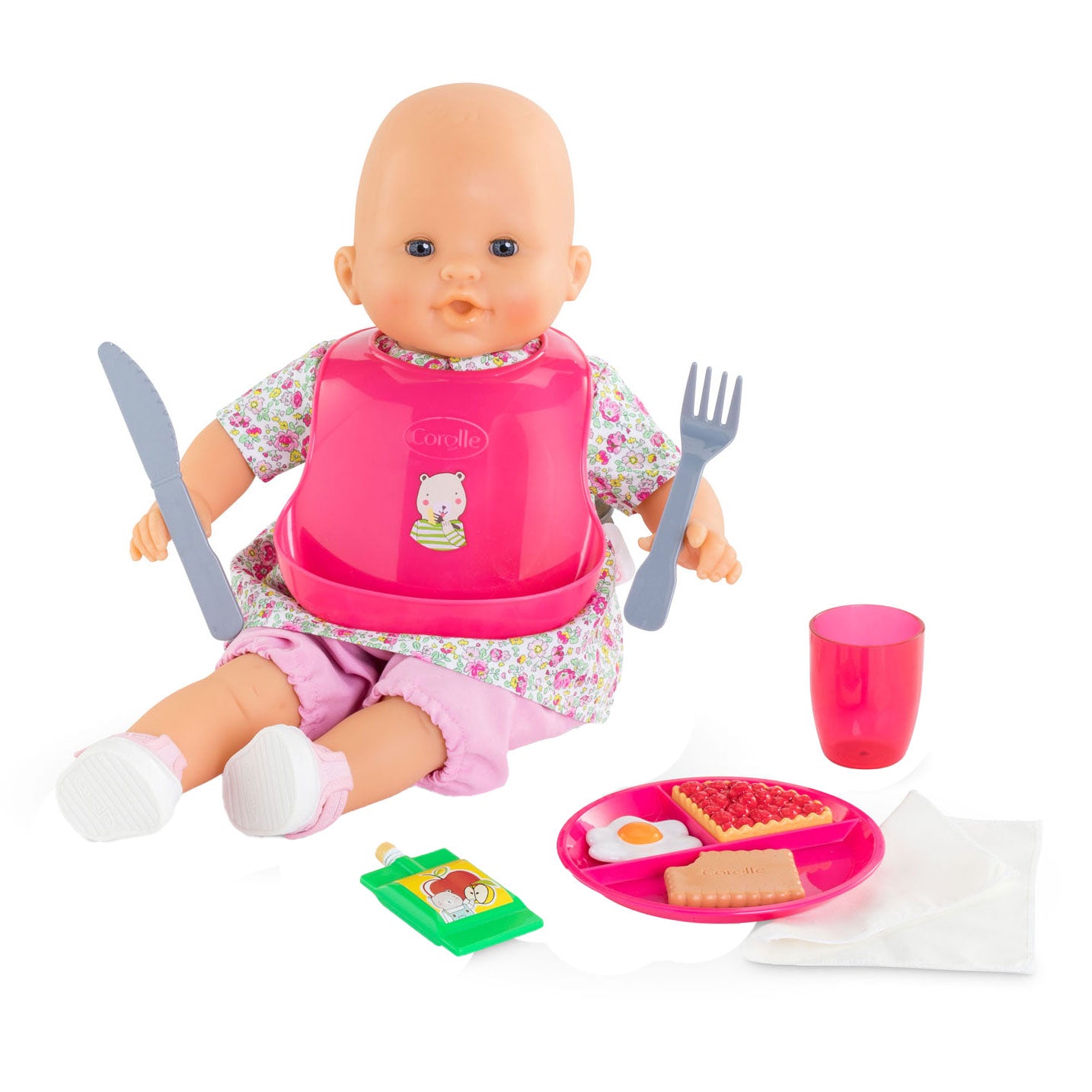 Corolle mon Grand Poupon - Dolls Care Set Dinner Time