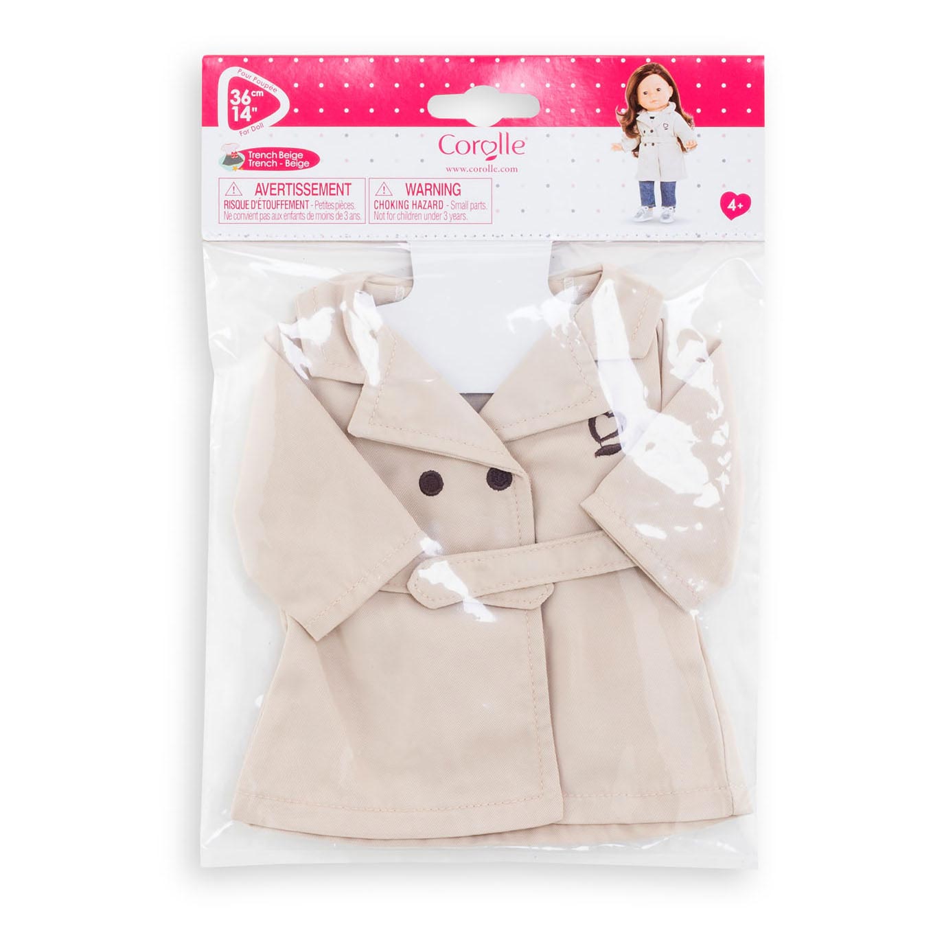 Corolle ma chaqueta de muñecas beige