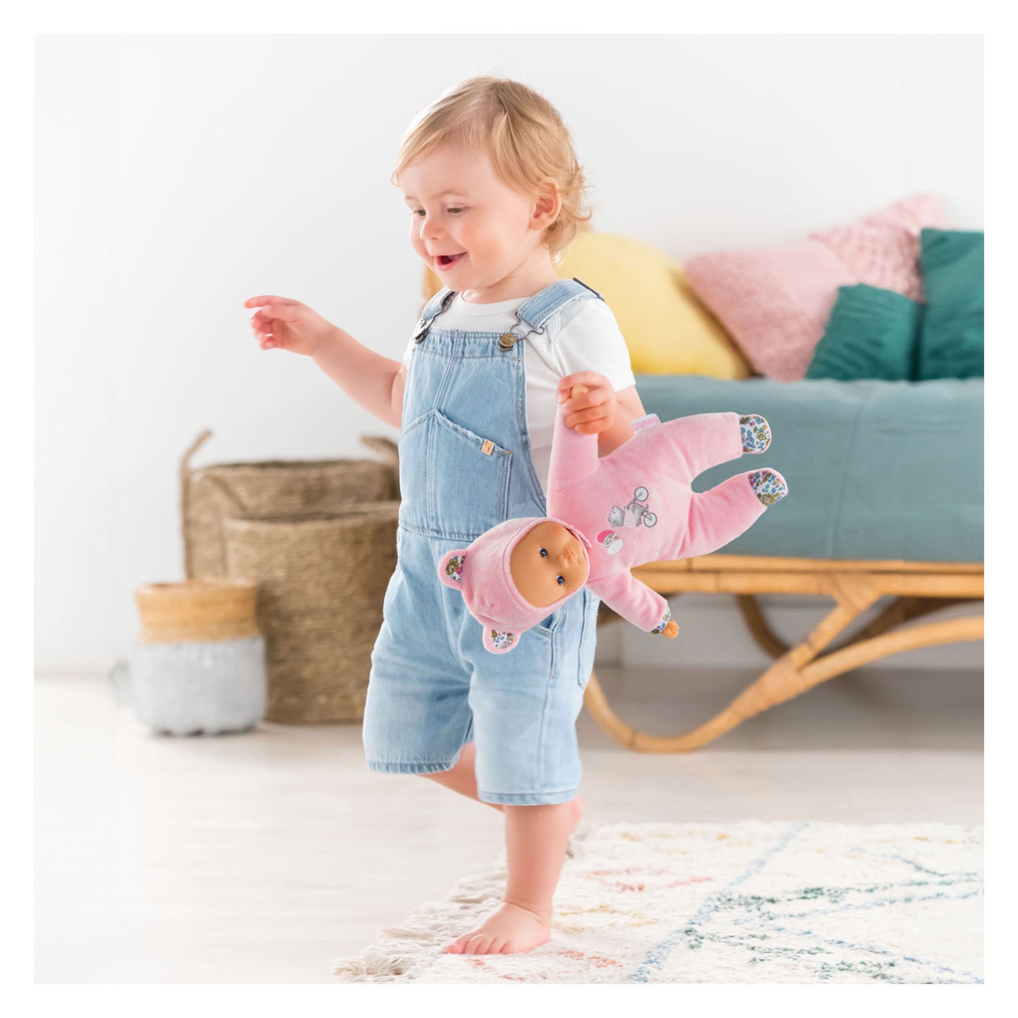Corolle mon doudou dolce cuore babypop rosa birra, 30 cm