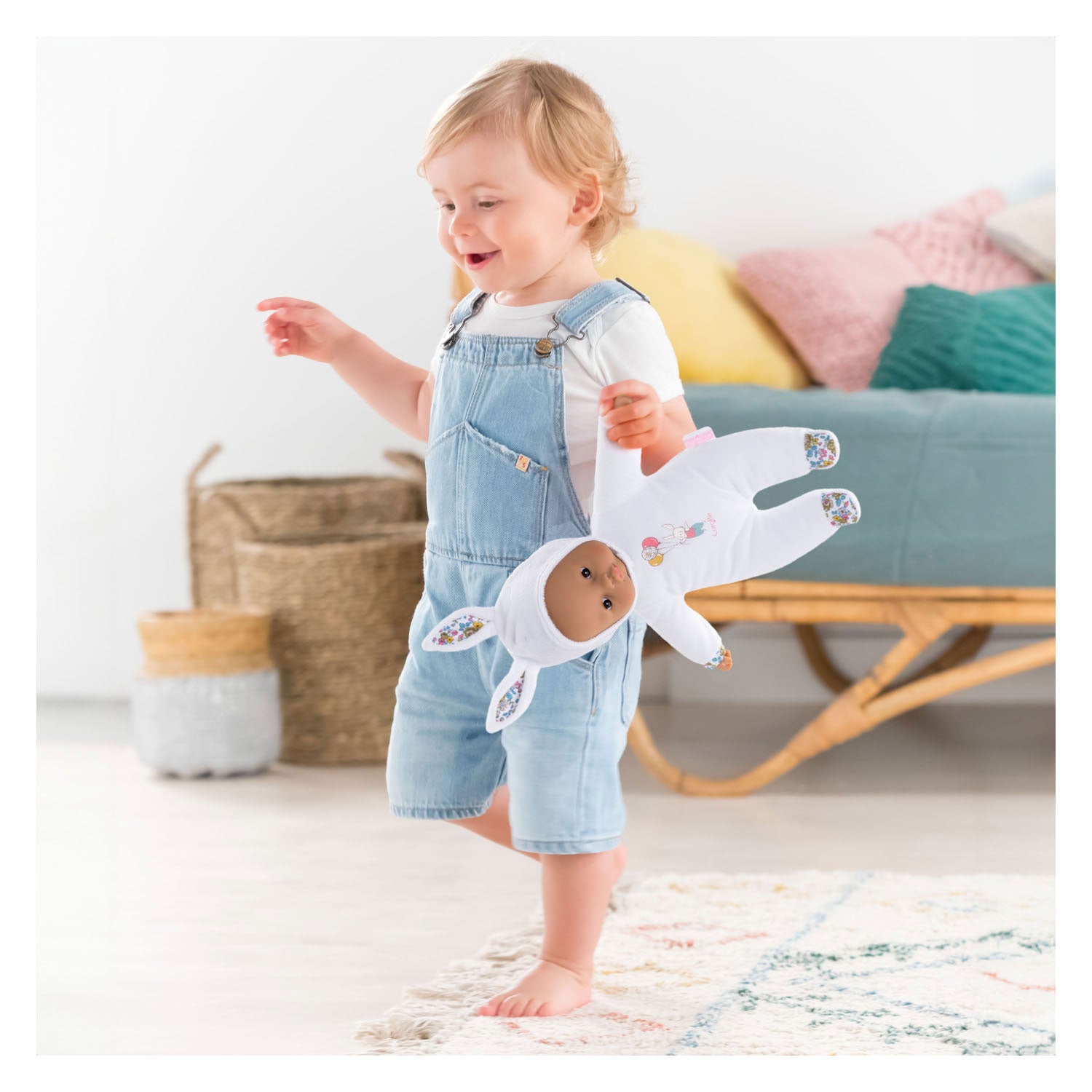 Corolle Mon Doudou Sweet Heart Babypop Rabbit White, 30 cm