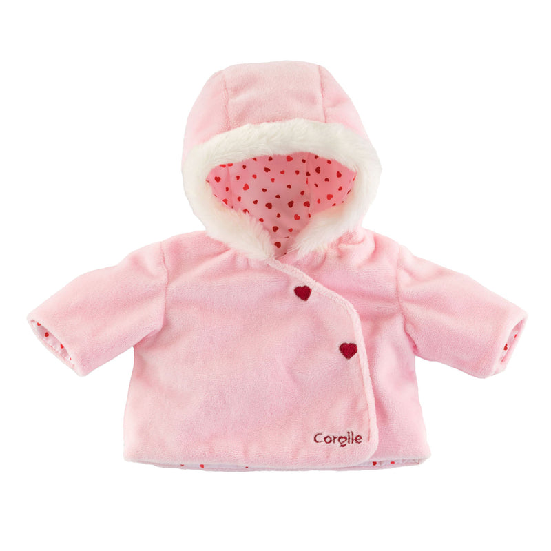 Corolle Mon Poupon Jacket Hartjes Pink, 30 cm