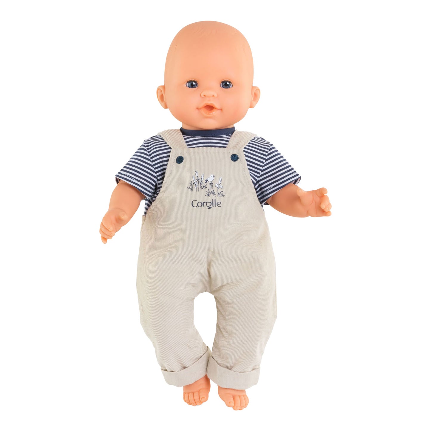 Corolle Mon Grand Poupon Dungarees ECRU y camiseta, 36 cm