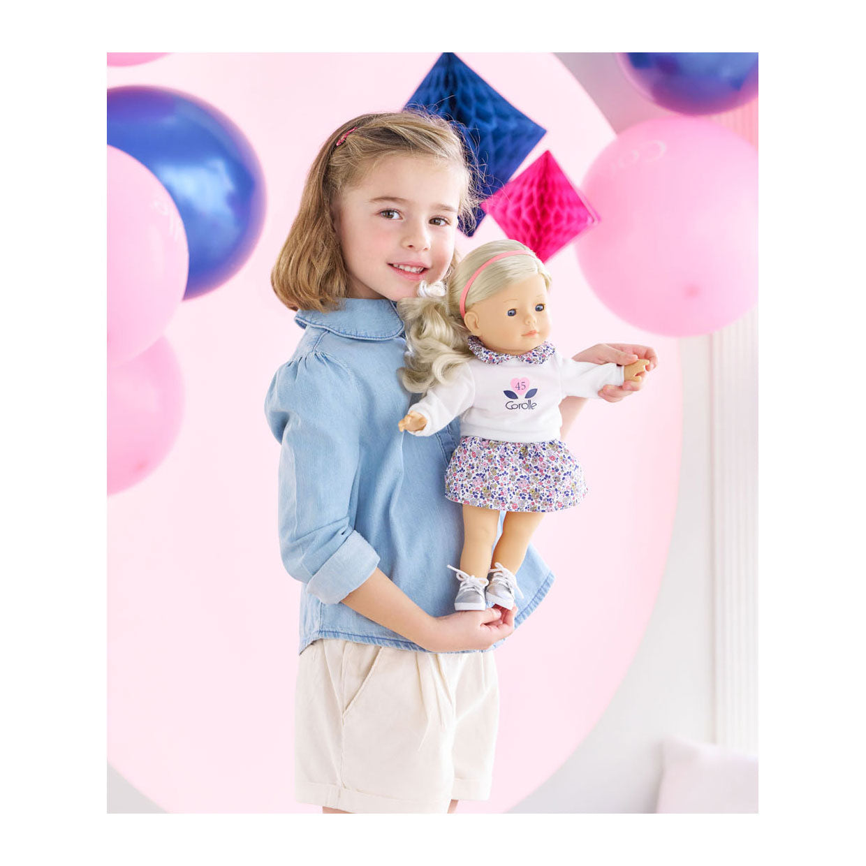 Corolle Ma Babypop con Long Haren Clemence, 36 cm