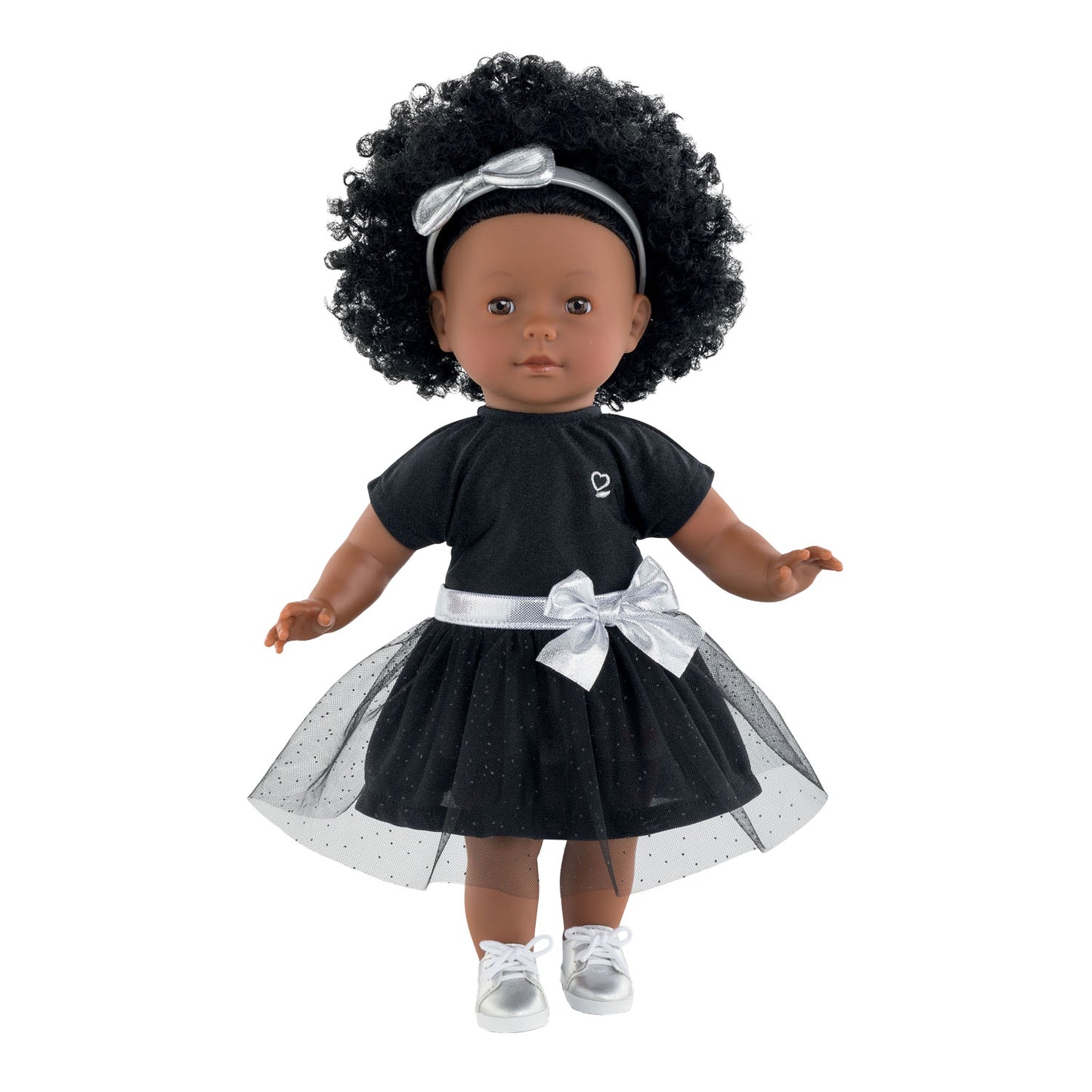 Corolle MA Banda per capelli con arco d'argento, 36 cm