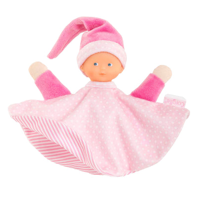 Corolle Tidoudou - panno di coccole rosa, 17 cm