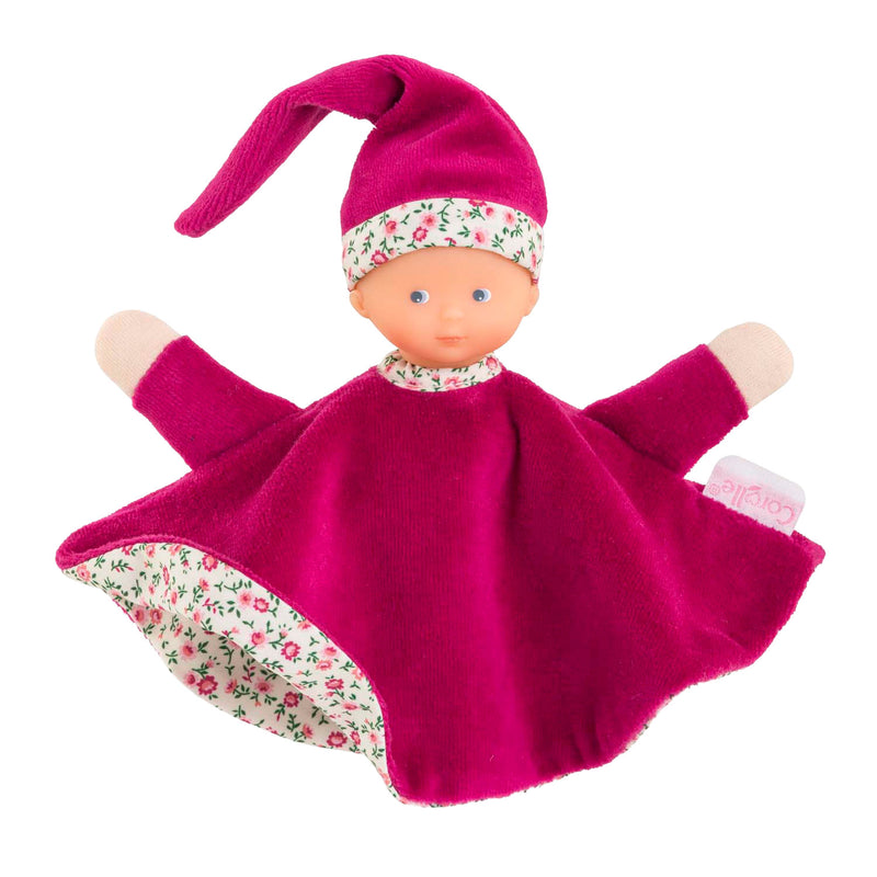 Corolle Tidoudou - panno di coccole di granadina rosa, 17 cm