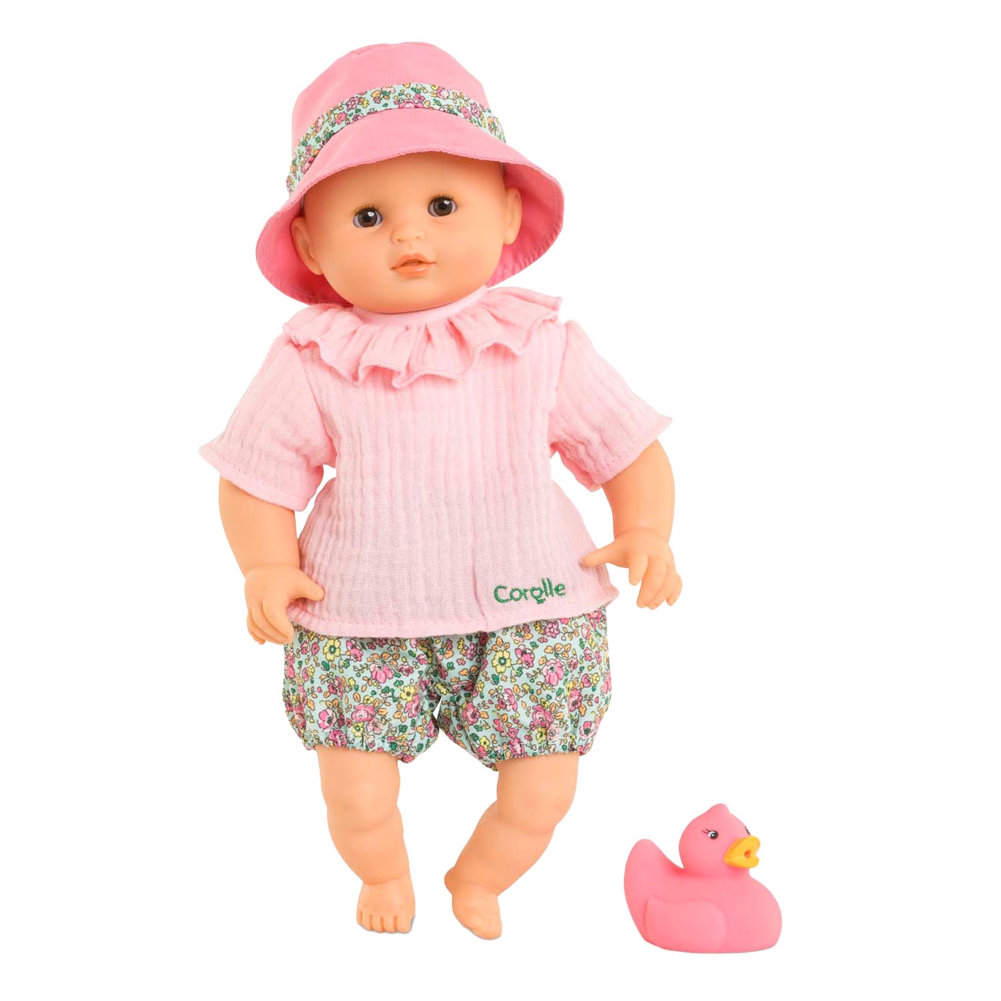 Corolle Badpop Coralie con anatra di gomma - Bloomer, 30 cm