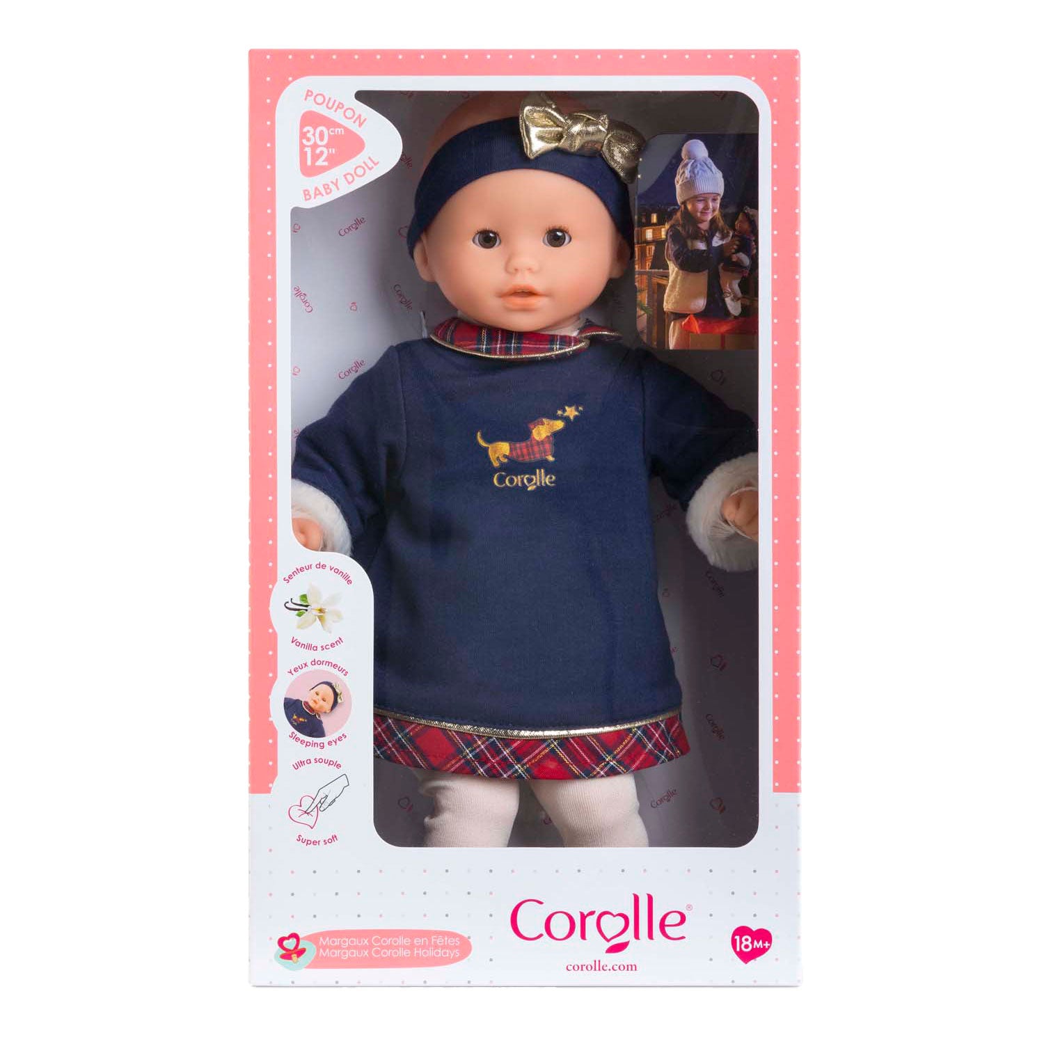 COROLLE BABYPOP CALIN MARGAUX Holidays, 30 cm.