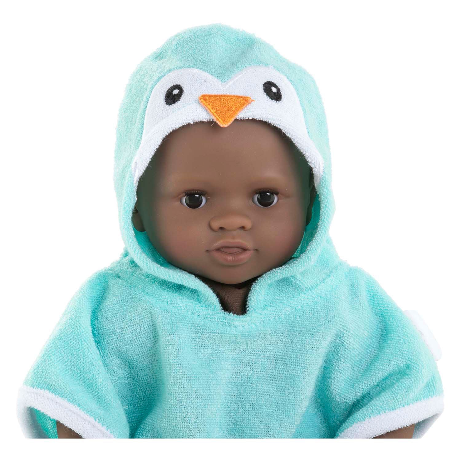 Corolle Badcape per baby pop - pinguino, 30 cm