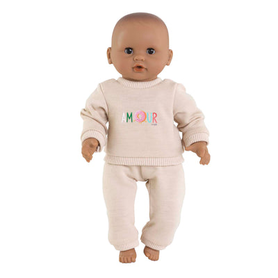 Corolle Beige Tracking suit for Baby Pop, 30cm