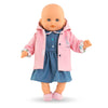 Corolle omkeerbare regenjas voor babypop, 30cm