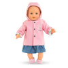 Corolle omkeerbare regenjas voor babypop, 30cm