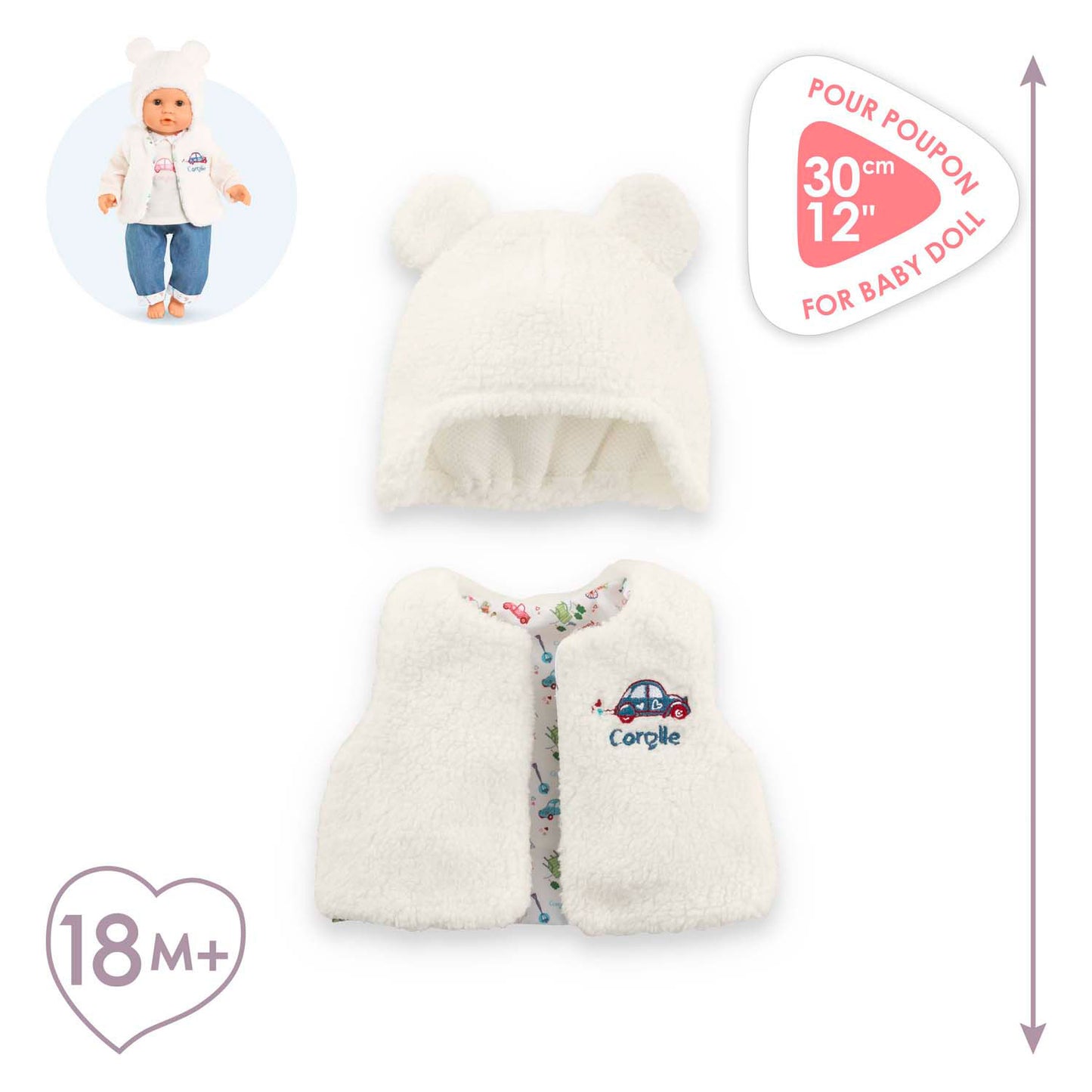Corolle Winter Set per baby pop, 30 cm