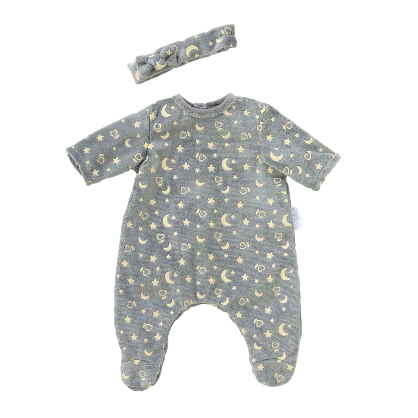 Corolle Dolls Pajamas Glitter in the Dark and Hair Band, 36 cm