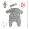Corolle Dolls Pajamas Glitter in the Dark and Hair Band, 36 cm