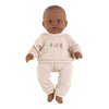 Traje de seguimiento de beige de corolle para baby pop, 36 cm