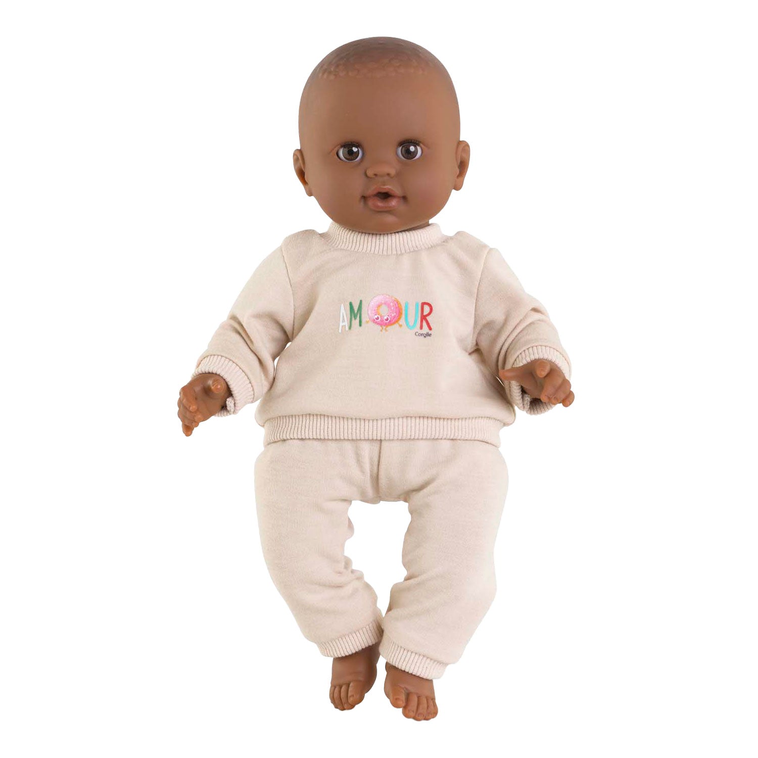 Traje de seguimiento de beige de corolle para baby pop, 36 cm