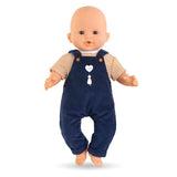 Corolle T-shirt and navy blue overall, 36cm - afbeelding 3