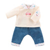 Camiseta de Corolle y jeans para muñeca, 36 cm