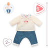 Camiseta de Corolle y jeans para muñeca, 36 cm