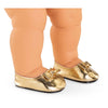 Corolle Gold Ballet Flat Shoes for Baby Pop, 36 cm
