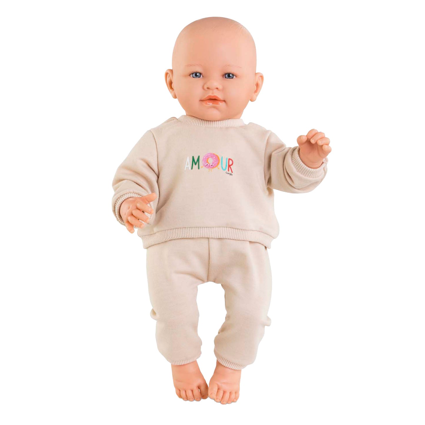 Traje de seguimiento de beige de corolle para baby pop, 42cm
