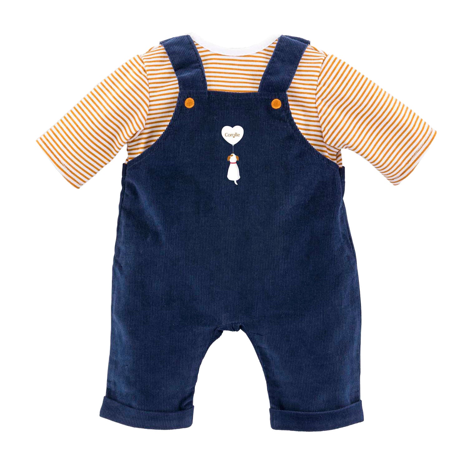 T-shirt Corolle e blu navy in generale per baby pop, 42 cm