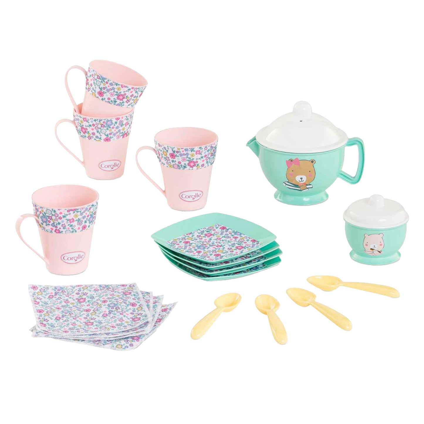 Corolle mijn thee set voor babypop, 30dlg.