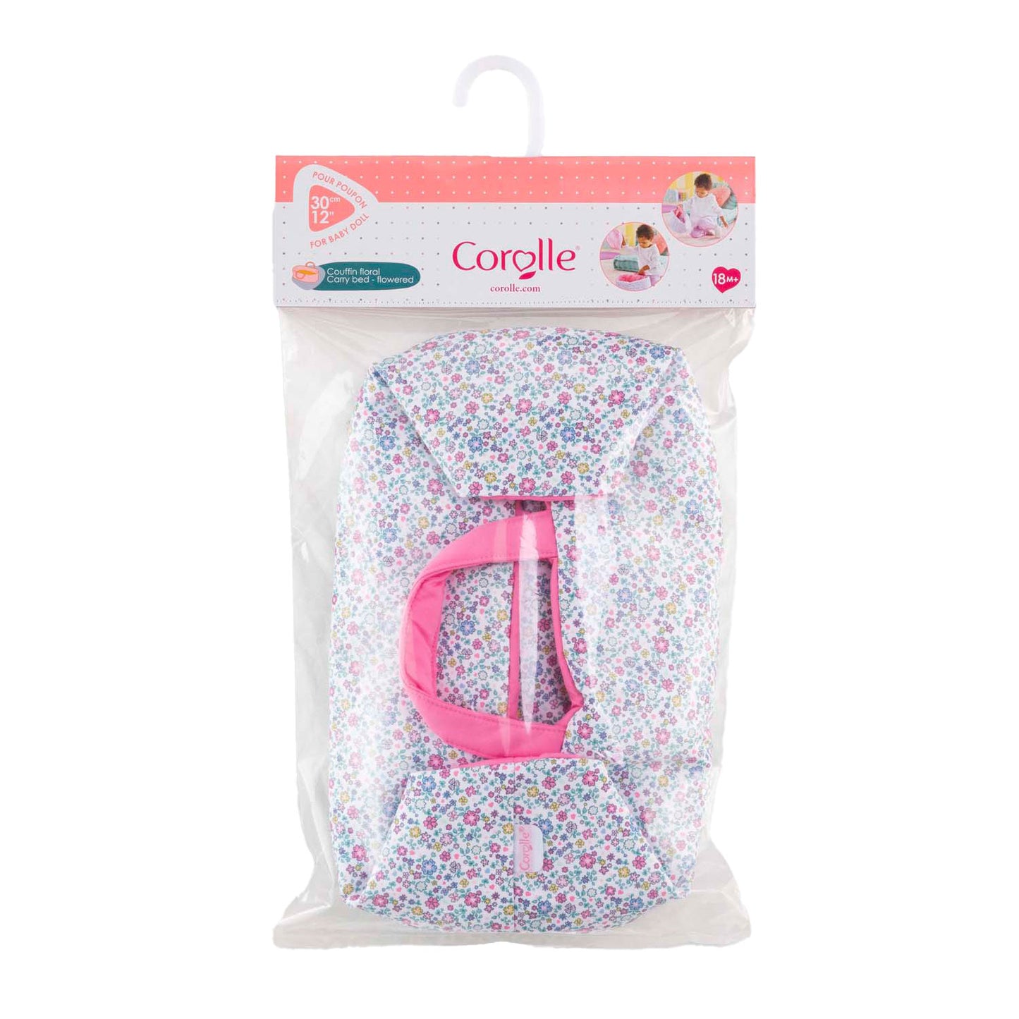Flores de la cama envolvente de Corolle para muñecas, 30 cm