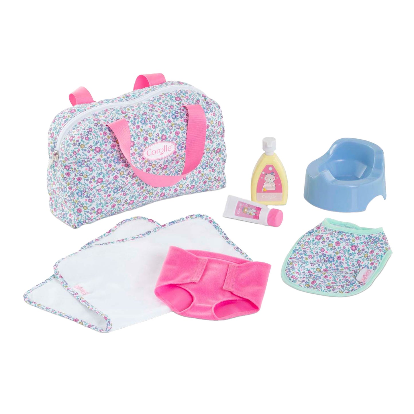 Accesorios de pañales de Corolle Flores Juego para Baby Pop, 36 cm