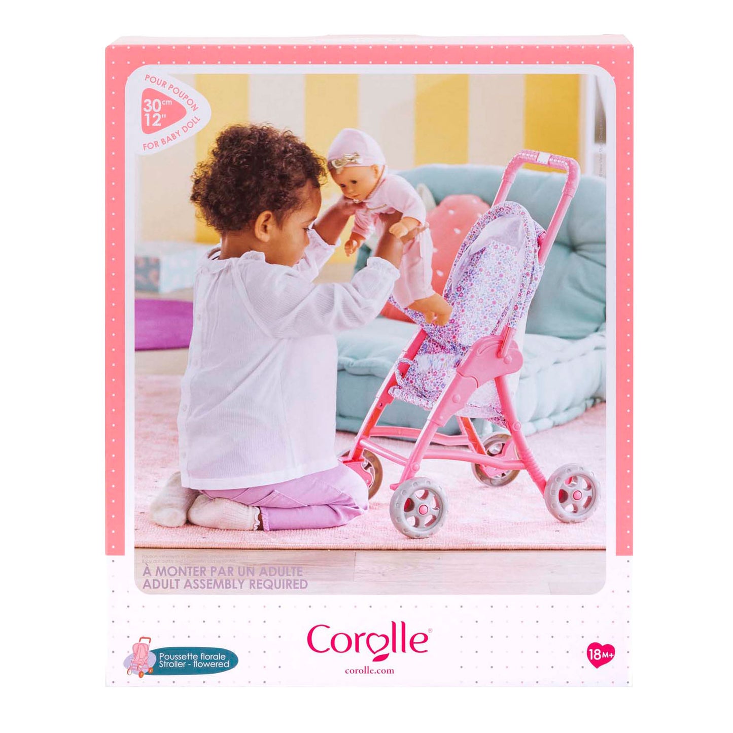 Fiori del passeggino Corolle per il bambino pop, 30 cm