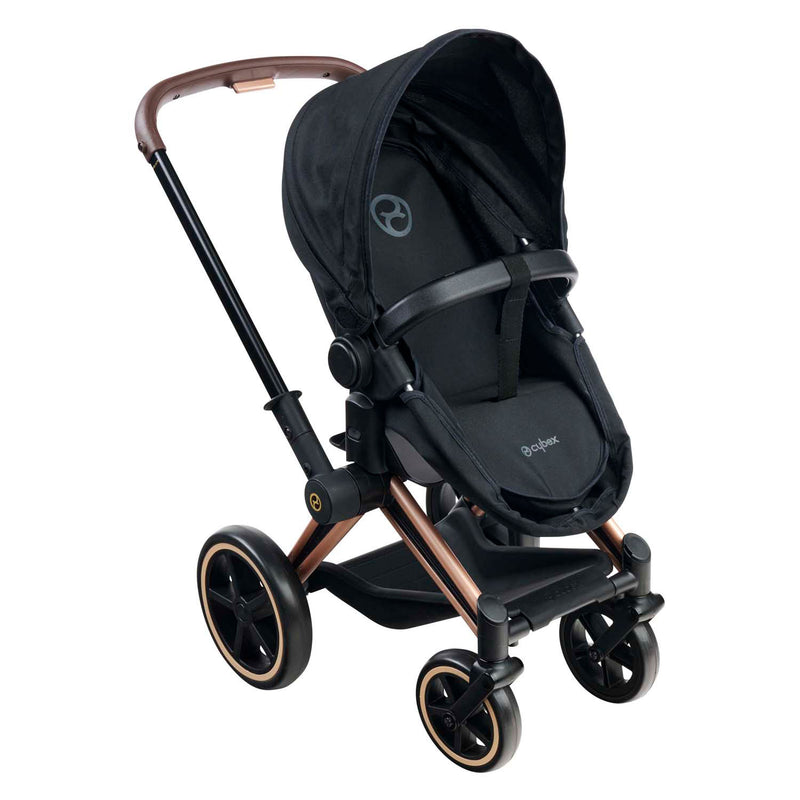 Carrozzina per bambole Corolle nera 3 in 1 per bambolina di 36-42 cm
