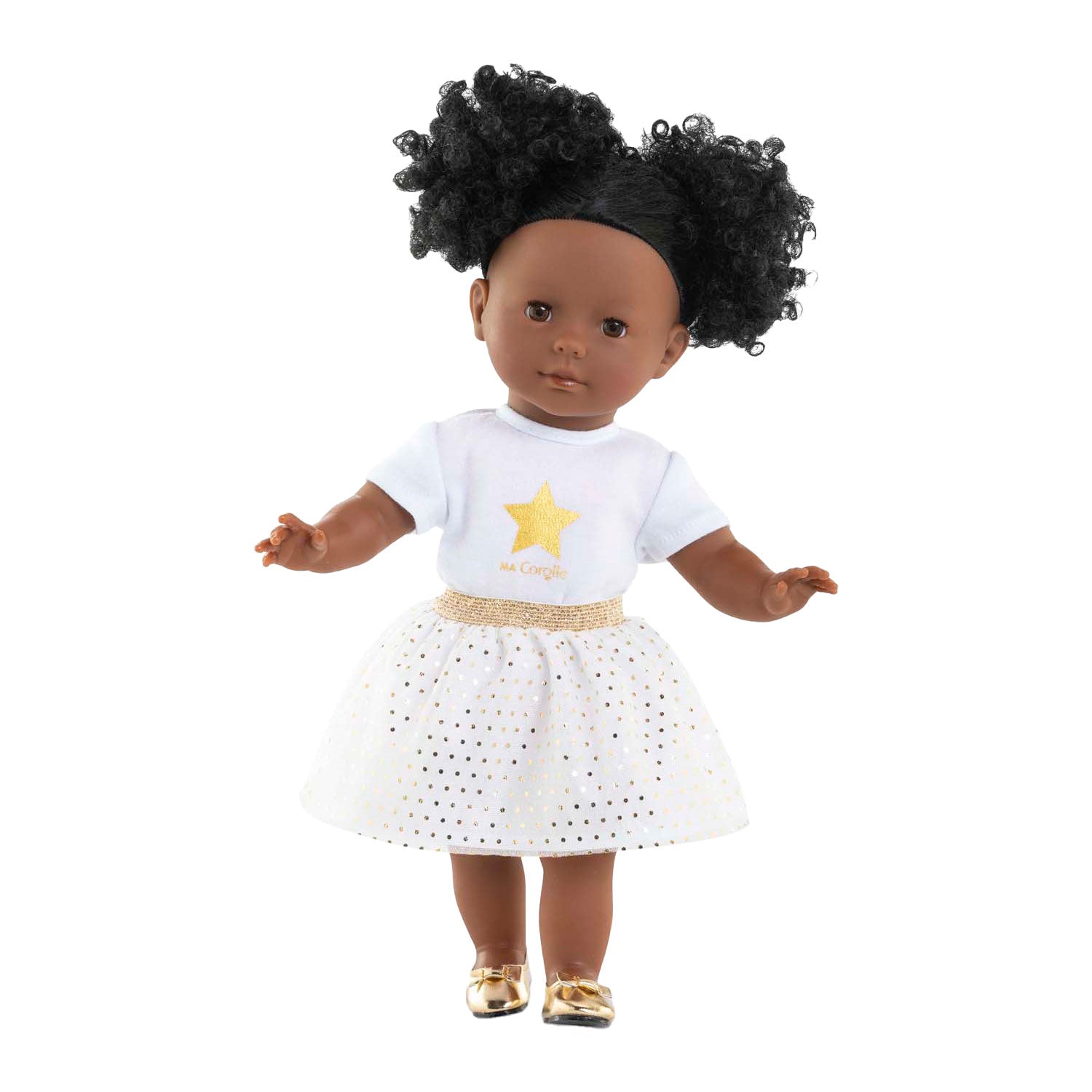 Conjunto de falda y top Corolle para muñecas de 36 cm - oro marfil
