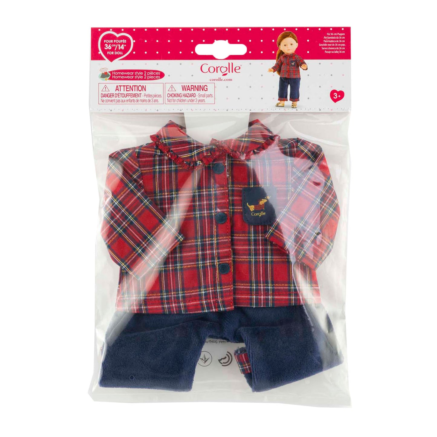 Corolle estilo homewear para muñecas de 36cm, 2uds