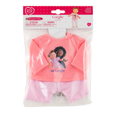Corolle pink pajamas for dolls of 36 cm, 2dlg.