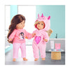 Corolle Pink Unicorn Pajamas para muñecas de 36 cm, 2dlg.