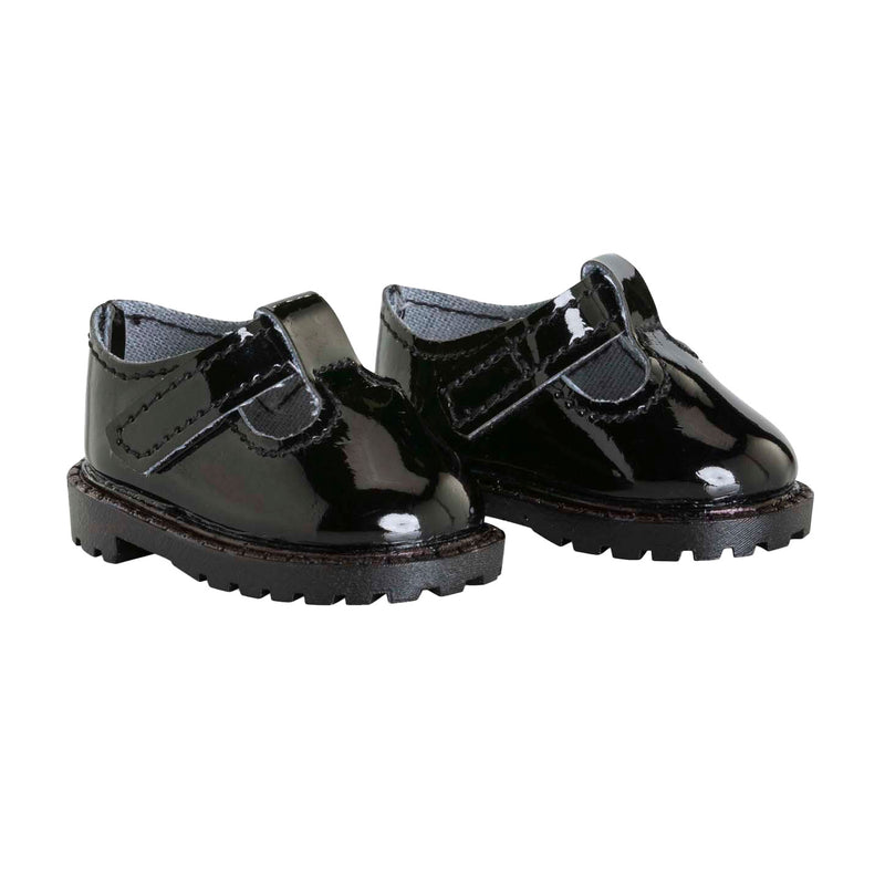 Scarpe per bambini laccate nere corolle per bambole, 36 cm
