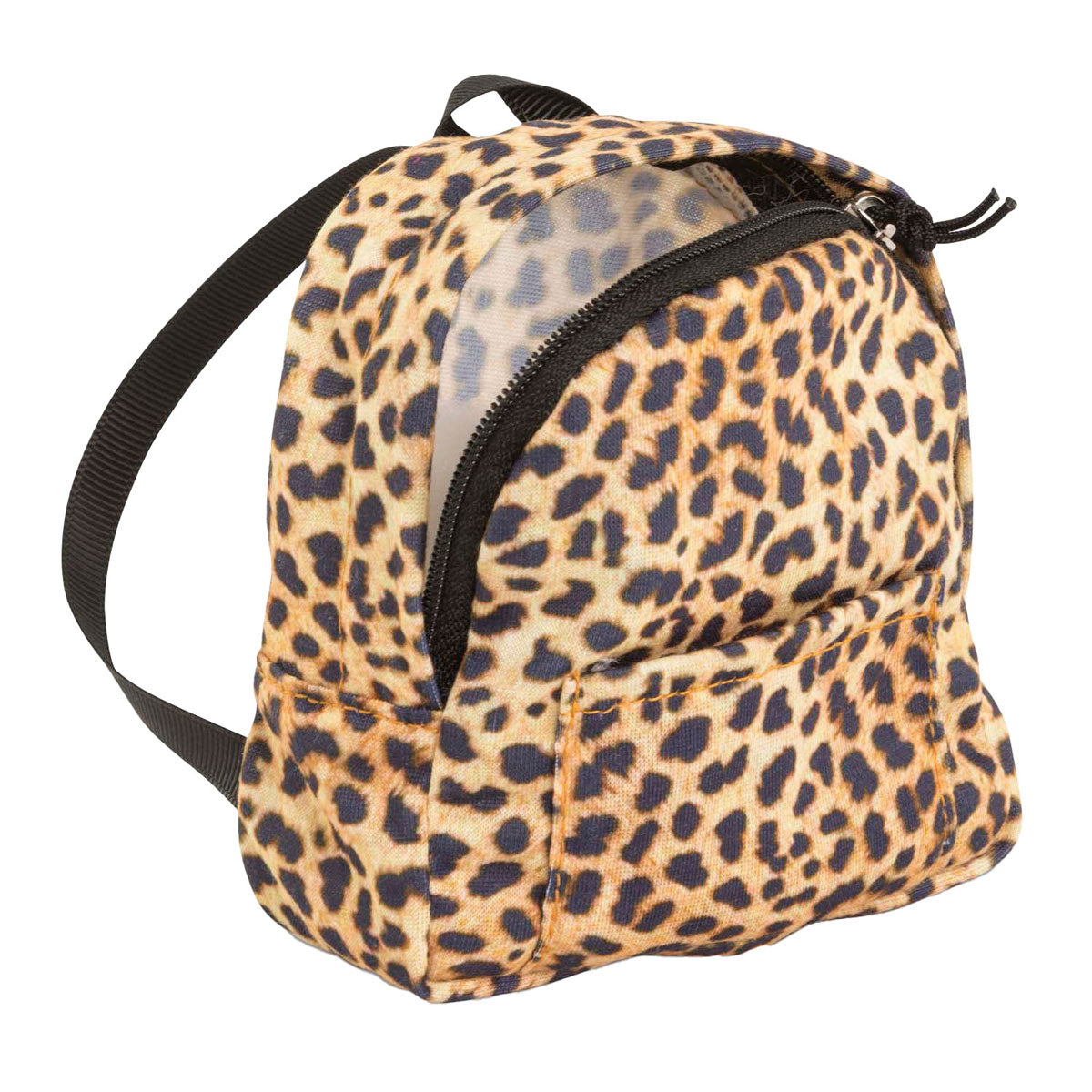 Mochila de corolle para muñecas leopardo, 36 cm