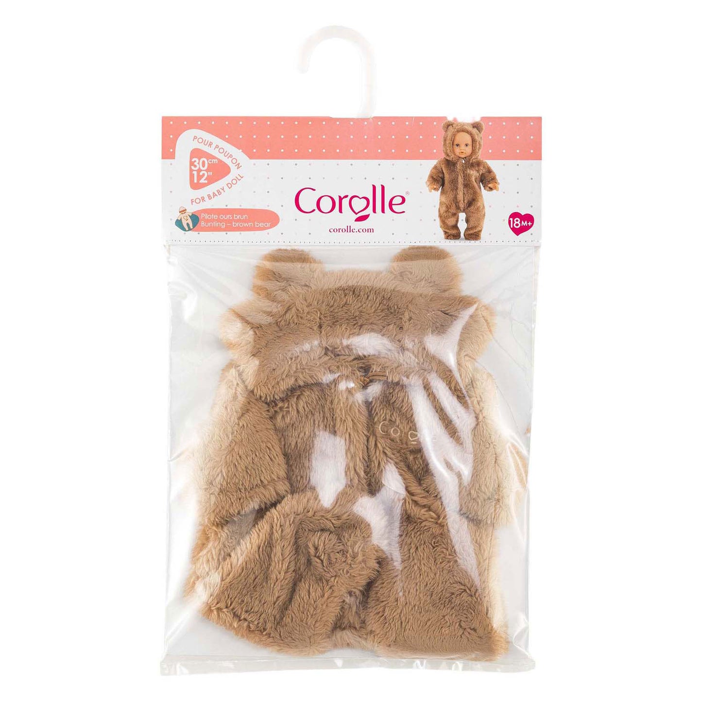 Tutina con orsetto bruno con stamina Corolle - 30 cm