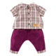 Corolle checked shirt with trousers small explorer - 30cm