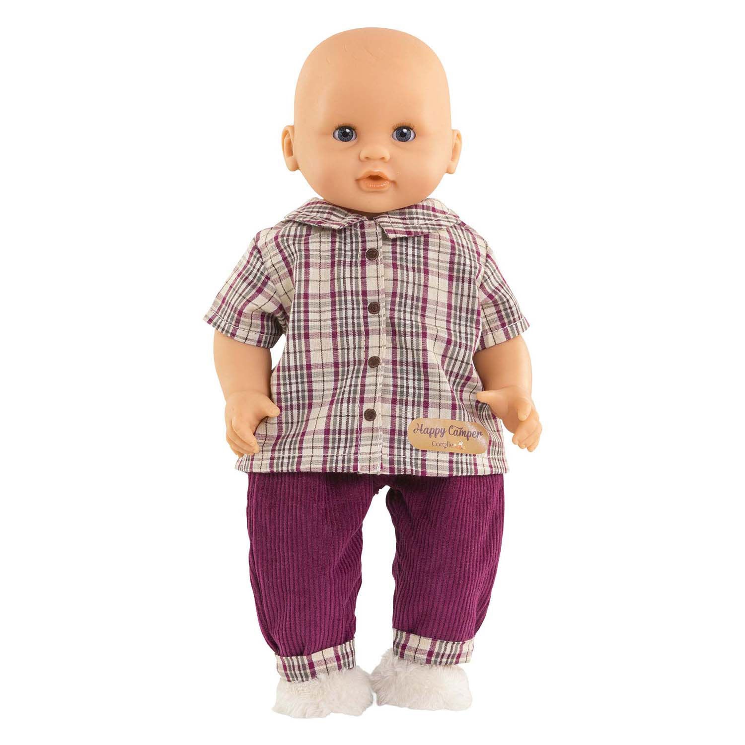 Corolle checked shirt with trousers small explorer - 30cm