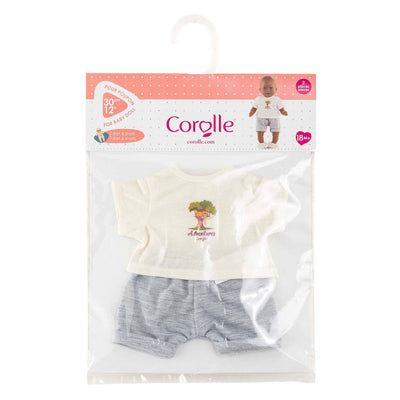 Corolle t-shirt with shorts small explorer - 30cm