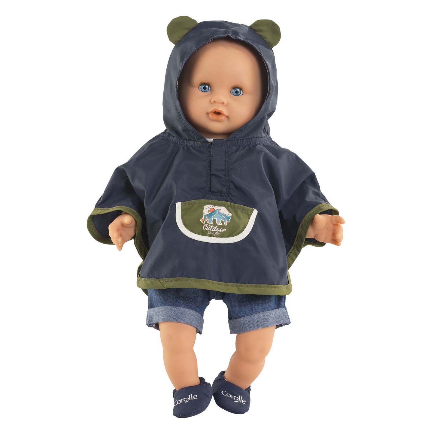 Poncho antipioggia Corolle piccolo esploratore - 30 cm