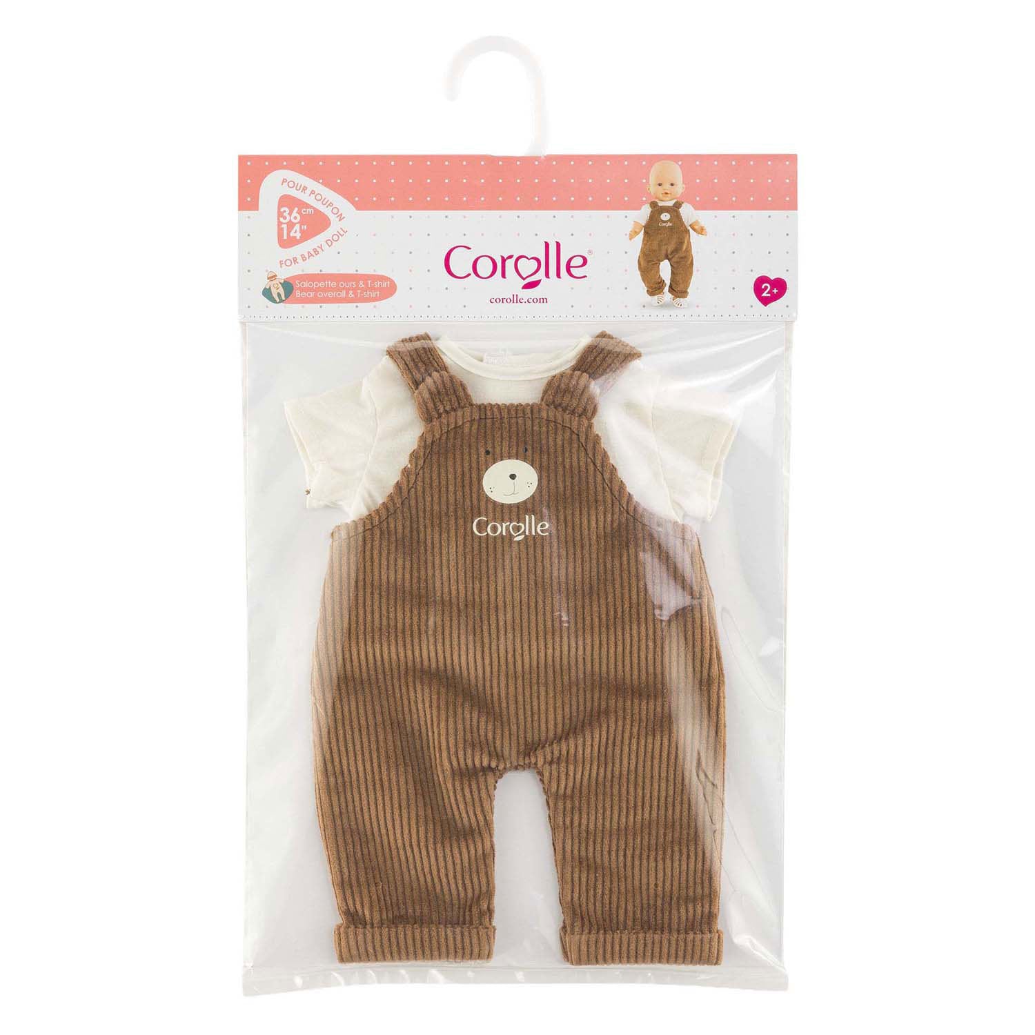 Tuta da bambola Corolle con maglietta piccolo esploratore - 36 cm